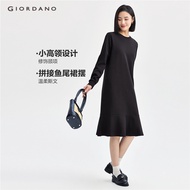 GIORDANO WOMEN Crewneck fishtail dress 13464764