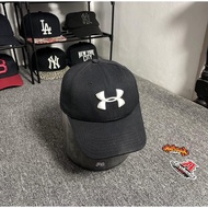 UNDER ARMOUR Under Hat Black BuildupARMOUR Size 57CM ++ Authentic Cap
