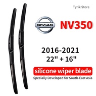 Nissan NV350 Wiper Blade Set Pair for 2016-2022 Urvan NV350 Car Front Window Wipers Windows Windshie