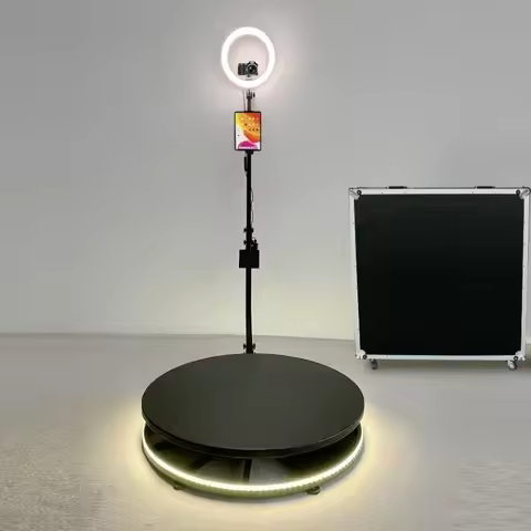 Hot SalesAutomotive 360 Photo Booth App 360 Selfie Booth For Wedding Party Pet 360 Shooting Video Bo