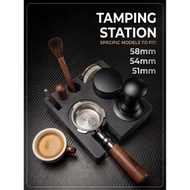 Tamper Station 51mm 54mm 58mm 3D Printed PETG - Espresso Coffee Compression Base for Professional Ba