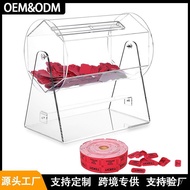 Lottery Box Acrylic Drum Ticket Spinner Lottery Game Cross-Border Lottery with Lottery Exclusively S