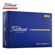 2026 Titleist Tour Soft Golf Balls (Yellow)