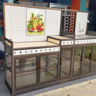 kitchen set almunium kaca dapur