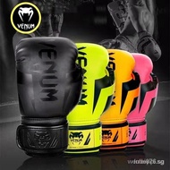 【In stock】8oz 10oz 12oz 14oz VENUM Challenger 2.0 Professional Boxing Muay Thai Training Punching Bag Gloves EMGM E862