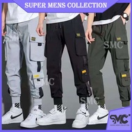 SMC  three-color Cargo Pants Celana Panjang Seluar Lelaki Pants Men Cargo Seluar Kargo Lelaki