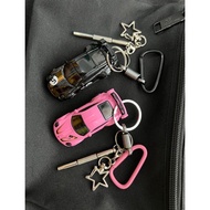 Keychain hotwheels Porsche 911 Couple pinky