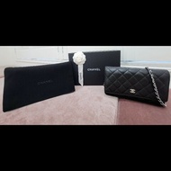 Chanel 荔枝皮 銀標 Woc