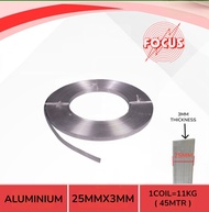 25MM X 3MM ALUMINIUM TAPE / ALUMINIUM STRIP FOR EARTHING 1" X 1/8" (11KG PER COIL) - 45 METER