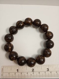 緬甸根珀15mm手串，圓滑油潤好手感。