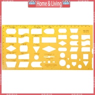 ci K Resin Flow Chart Symbol Drafting Template Ruler Stencil Measuring Tool Student