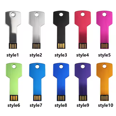Fivestars Buy Custom Logo 10 Pcs Free Usb Flash Drive 32gb 16gb Metal Key Flashdrive Waterproof Pend