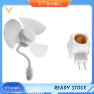 [UTnus9ddL] E27 Screw-in Universal Fan,3 Blades E27 Thread Base Ceiling Fan,Low Noise Cooling Fan,E2