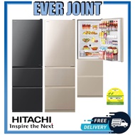 Hitachi R-S38KPS [375L]  3-Door Fridge + FREE VACUUM CONTAINER