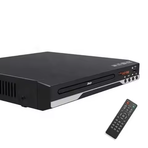 Full HD Unrestricted Region DVD Player with High-definition Interface, USB Slot and Remote Control, 