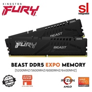 Kingston FURY Beast DDR5 EXPO Desktop Gaming Memory RAM - 5200MHz /5600MHz