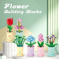 Lucky Flower Building Block Toy Assembly Particle Children Development Education Collection Toys Puzzle Boys And Girls Birthday Gifts Kids toys 6 Years Old And Above