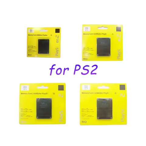 Memory Card For PS2 8M 16MB 32MB 64MB Expansion Cards Megabyte Memory Card For PS2 Game Data Console