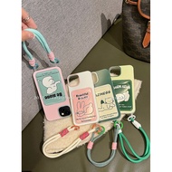 HP Overseas Rabbit Silicone Card Holder Cute Cewwk Aesthetic Case Redmi 15Chp F7 C85 15T Pro A5 12 5