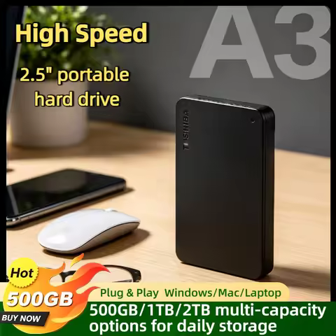 500GB 1TB 2TB OEM For Toshiba A3 Expansion USB 3.0 External HDD 2.5 Inch Portable Hard Disk Drive Bo