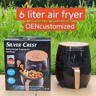 6L Air fryer Multifunctional Smart Touch Screen Oven Large Capacity Air fryer Electric fryer French 