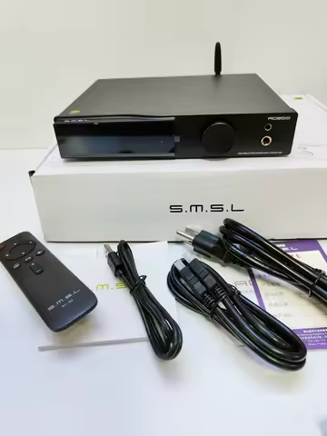 SMSL AO300PRO Power Amplifier Headphone AMP Decoder MA5332MS MQA-CD Audio DAC XMOS XU-316 2.1 HIFI C