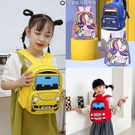 beg sekolah beg sekolah roda Beg sekolah kanak-kanak, kereta kartun bayi lelaki, beg galas asing, gadis kecil comel, unicorn, beg galas keluar