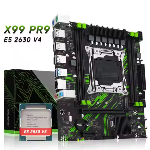 MACHINIST X99 PR9 X99 Motherboard Combo With Intel Xeon E5 2630 V4 CPU LGA 2011-3 Support DDR4 RAM M