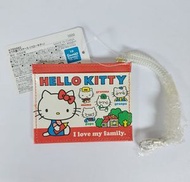 SANRIO - (紅色Hello Kitty) 日本雙層證件套 / 卡套 / 工作證套 (附伸縮彈簧扣)