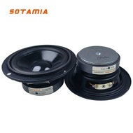 SOTAMIA 2Pcs 3 Inch Midrange Bass Speakers 4 Ohm 15W PP Cone Waterproof Bluetooth Speaker Audio Hifi