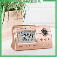 [Flameer] Azan Alarm Clock Snooze Function Decorative Date Clock