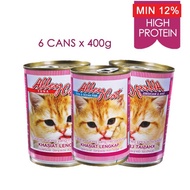 AlleyCat Cat Food Can - 6 x 400g ( 3 Flavours ) - Limit to 4 per week per buyer