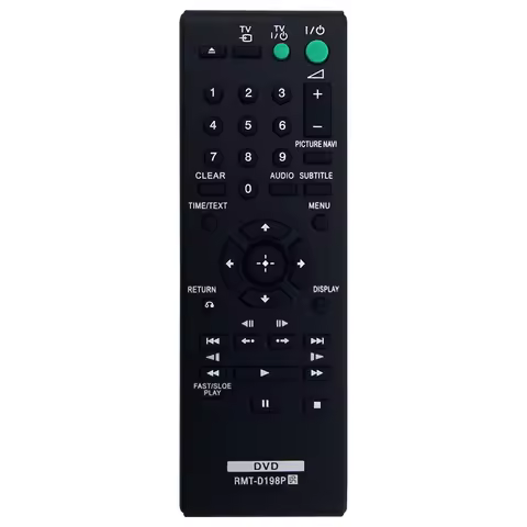 Compatible with Sony DVD SR760 SR170 DVPSR170 DVPSR370 RMTD198P Remote Control RMT-D198P Spare Parts