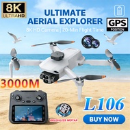 L106/L106-1 8K HD GPS Drone With Obstacle Avoidance Foldable Brushless Motor Remote Control Quadcopt