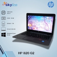 Laptop 2nd HP Seri 820 G1, G2, i5, RAM 8 GB, SSD 128 GB, Layar 12,5 inch