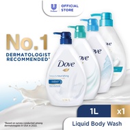 Dove Body Wash 1L