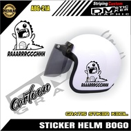CUTTING STICKER HELMET CUTE CODE ABG-021