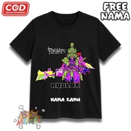 Free Name T-shirt for Boys and Girls Roblox Forsaken 1x1x1 Unisex Stylish Roblox Forsaken Kids Cloth