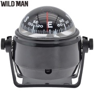 Ball Shaped Sea Pivoting Marine Boat Compass 360 Degree Rotation Boat Caravan Truck Car Compass Mari