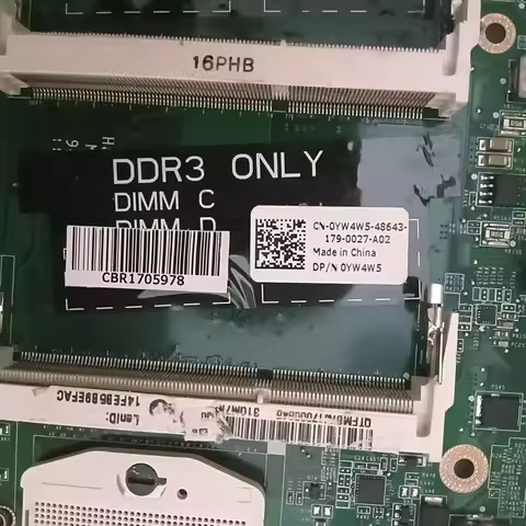 For Dell XPS L702X Laptop Motherboard CN-0YW4W5 0YW4W5 YW4W5 Mainboard DAGM7MB1AE0 N12E-GE-B-A1 GT55