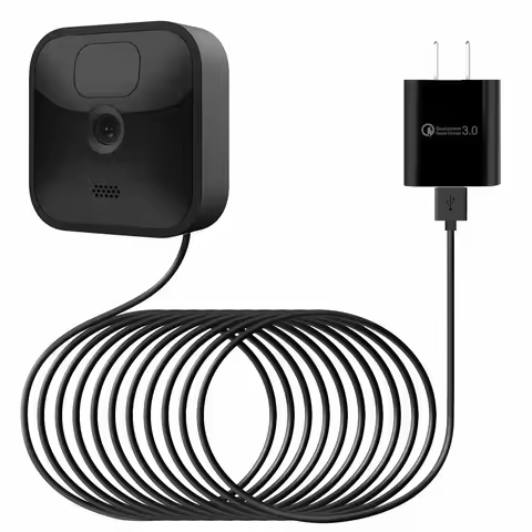30ft/9m Weatherproof Outdoor Charging Cable for New Blink Outdoor/Blink Indoor/Blink XT/XT2 with USB