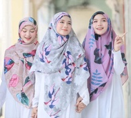 Hijab Galeria Bawal Cotton Readystock Bidang 60