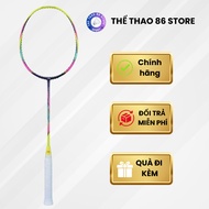 Ning WINDSTORM 74 Badminton Racket With Gold Handle, SPOR Racket Bag