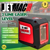 JETMAC III 2 Line Laser Level With x2 1.5V Battery/Smart Liner/Line Laser Level/Leveling Measuring