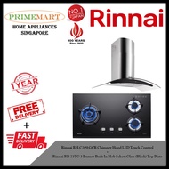 Rinnai RH-C209-GCR Chimney Hood + Rinnai RB-73TG 3 Burner Built-in Hob *BUNDLE DEAL - FREE DELIVERY