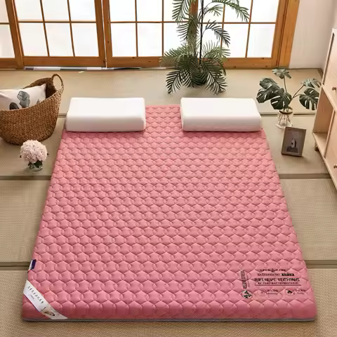 Single Double Health Repellent Mattress Foldable Slow rebound Sponge Mattresses Thicken Tatami Floor
