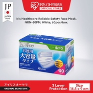 Iris Healthcare Reliable Safety Face Mask (NRN-60PM), White, 3ply, 60pcs/box