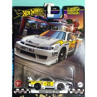 Hotwheels Premium Nissan Silvia S15 LBWK Japan Card Min