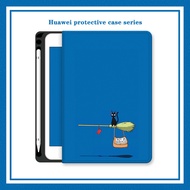 For Huawei MatePad 11 Case 2021 2023 with Pencil Holder Smart Huawei Tablet Matepad SE 10 4 Pro 10.8 T10 9.7 T10s 10.1 Cover for Mediapad M6 8.4 M5 Lite T5 Casing