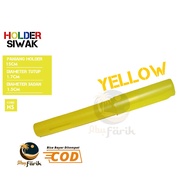 [YELLOW] Yellow Siwak Holder | Empty Plastic Holder | Siwak Storage Container